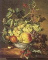 Vruchtenstilleven in een porseleine Kom Francina Margaretha van Huysum nature morte
